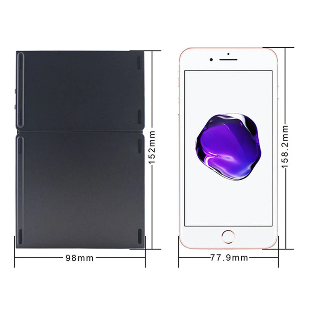 Teclado Mini Bluetooth con Touchpad - Triple Plegable Magnético